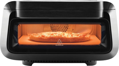 Frigidaire 700°F Indoor Electric Pizza Oven – 12” Stone Bake, Air Fry & Bake, Portable Countertop with Peel & Cutter