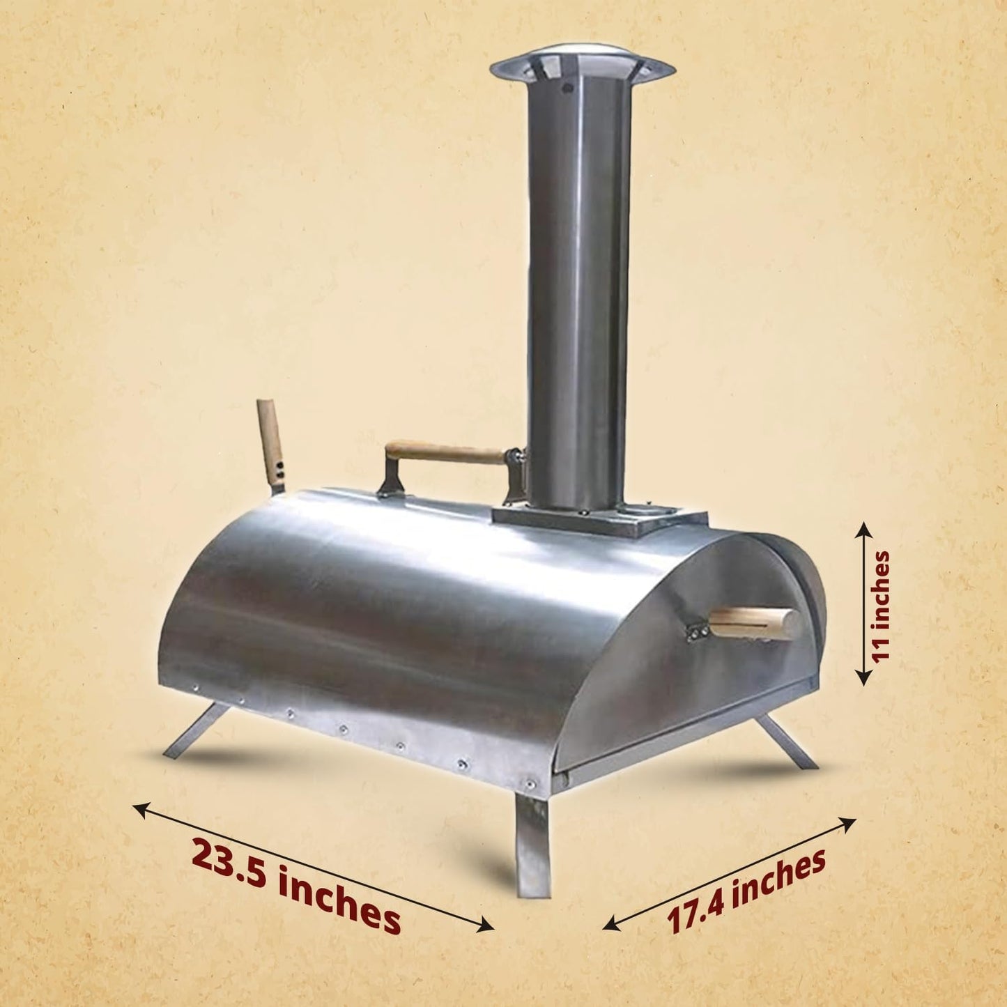 Pellethead Outdoor Portable Wood Pellet Pizza Oven