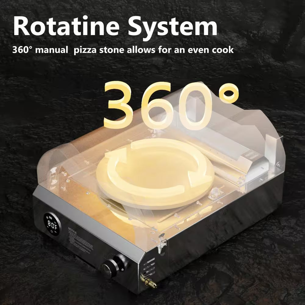 Gilati Outdoor Portable Propane Pizza Oven