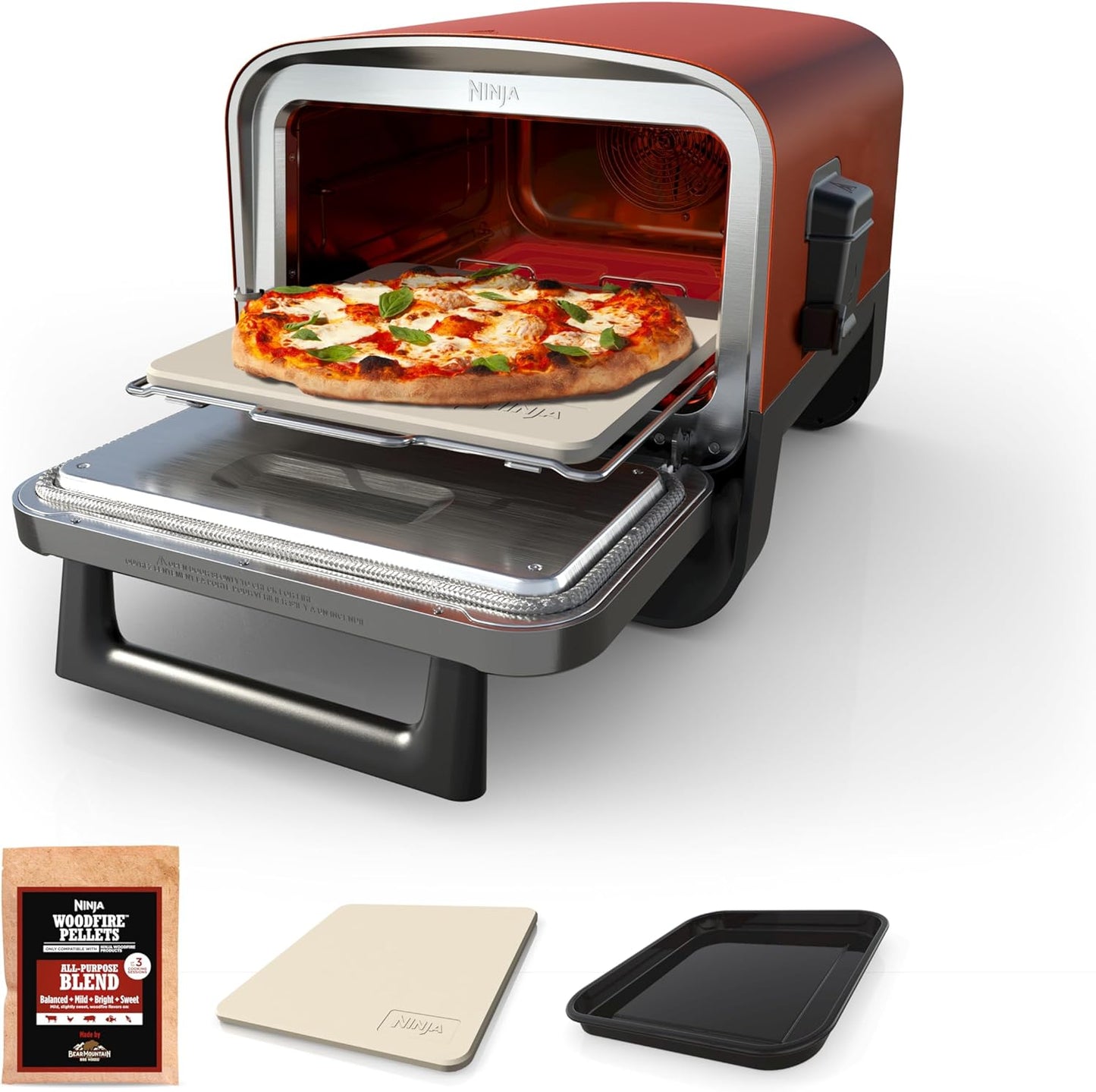 Ninja Woodfire 8-in-1 Outdoor Portable Electric Pizza Oven