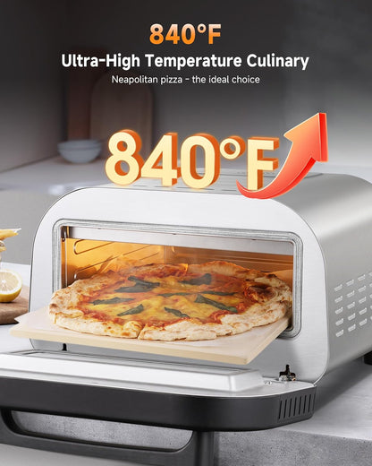 AMZCHEF Countertop Electric Pizza Oven