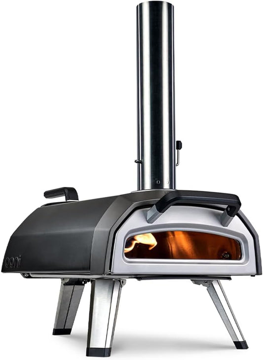 Ooni Karu 2 Multi-Fuel Outdoor Pizza Oven – 12-Inch Dual Fuel Wood & Gas Pizza Maker