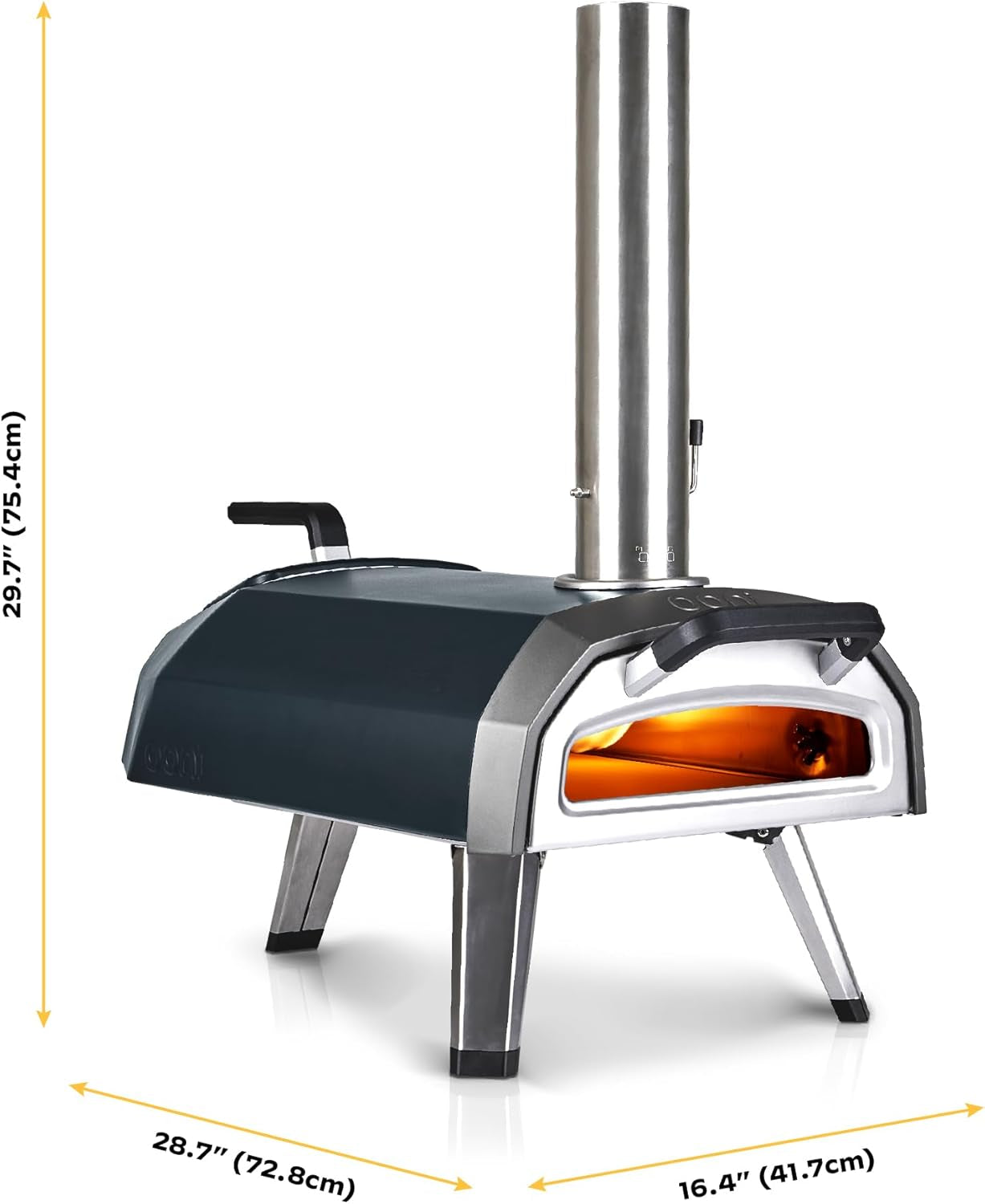 Ooni Karu 2 Multi-Fuel Outdoor Pizza Oven – 12-Inch Dual Fuel Wood & Gas Pizza Maker
