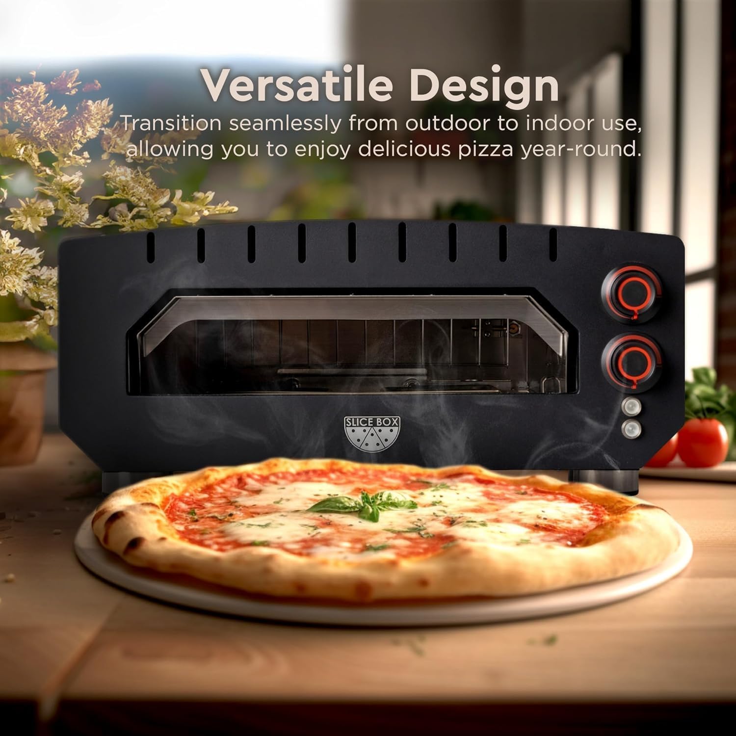 Fire Sense Slice Box Outdoor Portable Electric Pizza Oven
