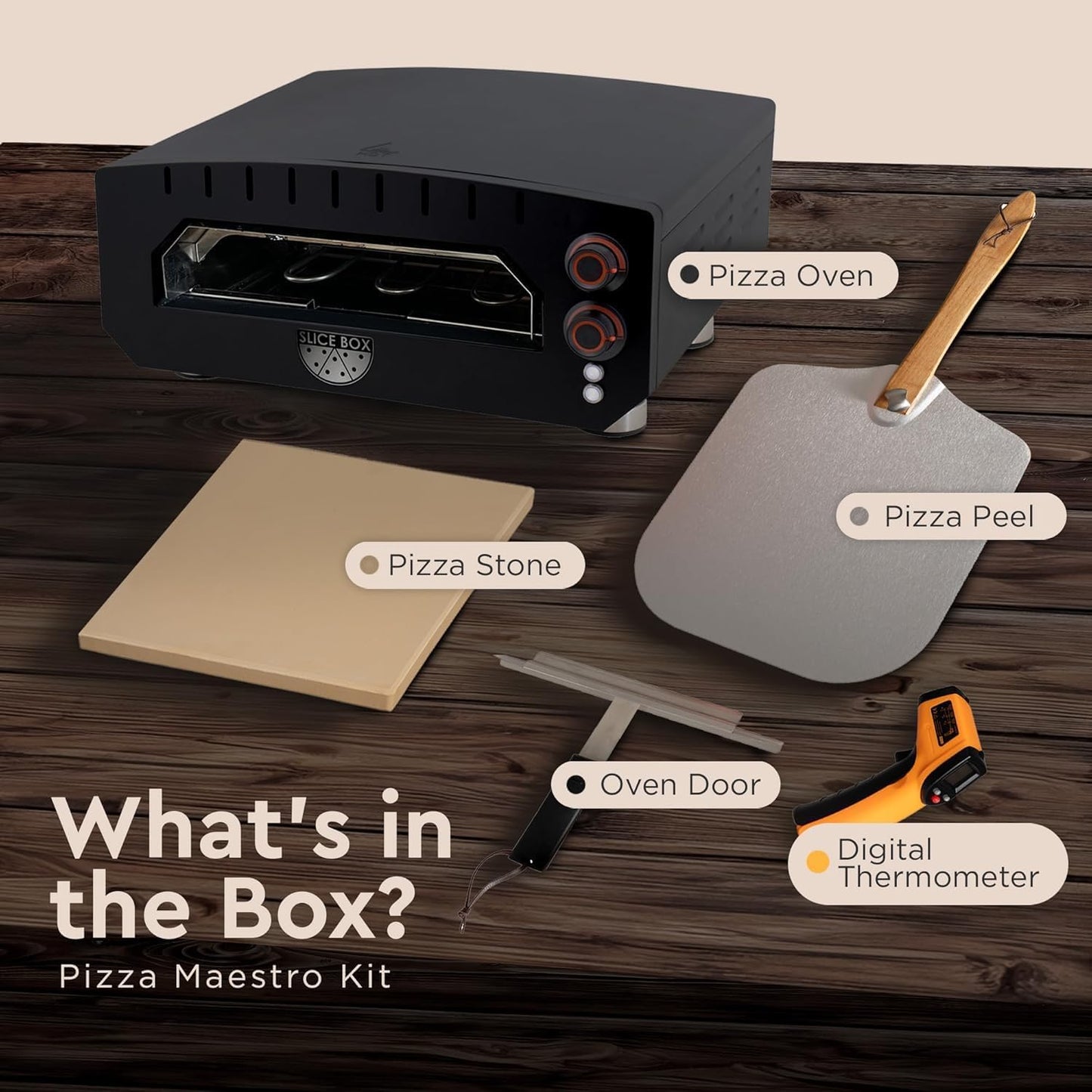 Fire Sense Slice Box Outdoor Portable Electric Pizza Oven