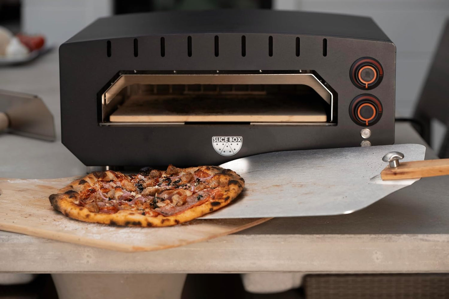 Fire Sense Slice Box Outdoor Portable Electric Pizza Oven