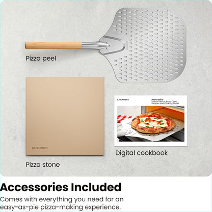 Chefman 12-Inch Indoor Electric Countertop Pizza Oven