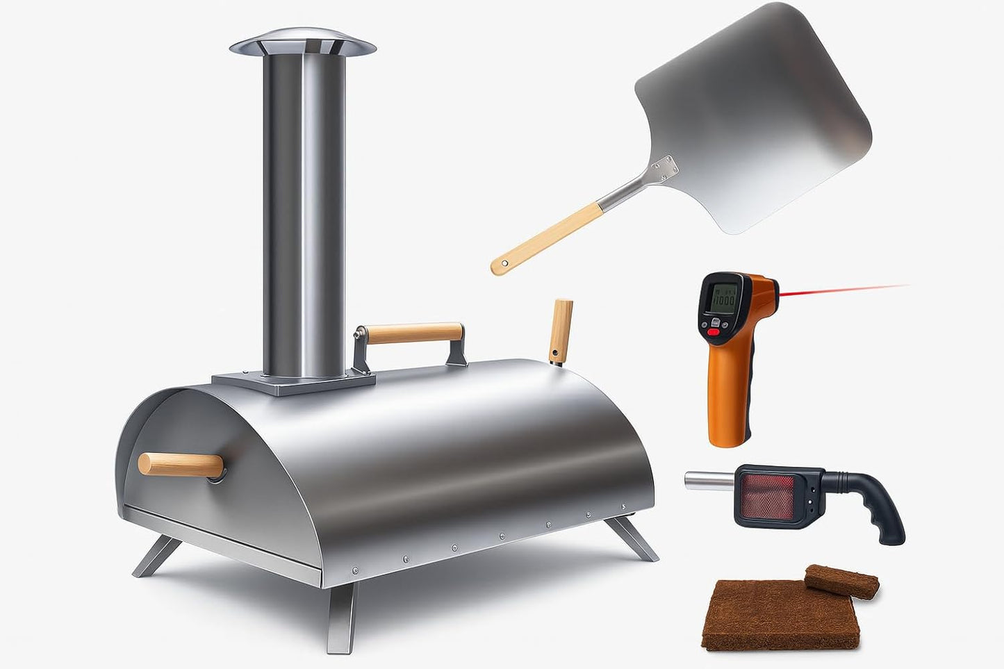 Pellethead Outdoor Portable Wood Pellet Pizza Oven