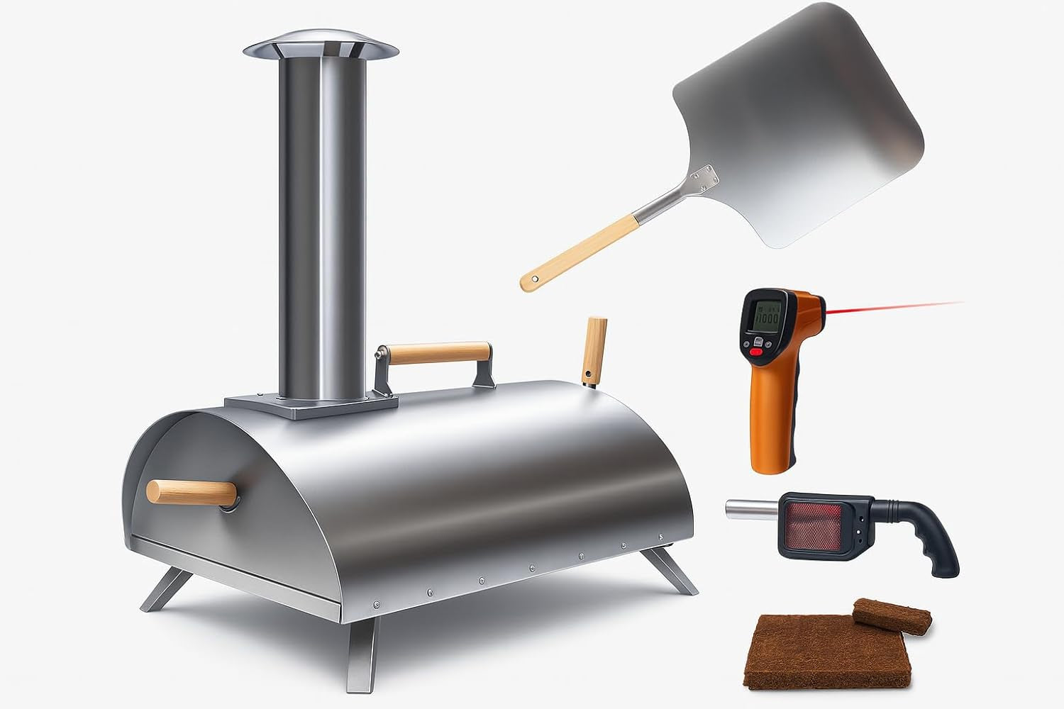 Pellethead Outdoor Portable Wood Pellet Pizza Oven