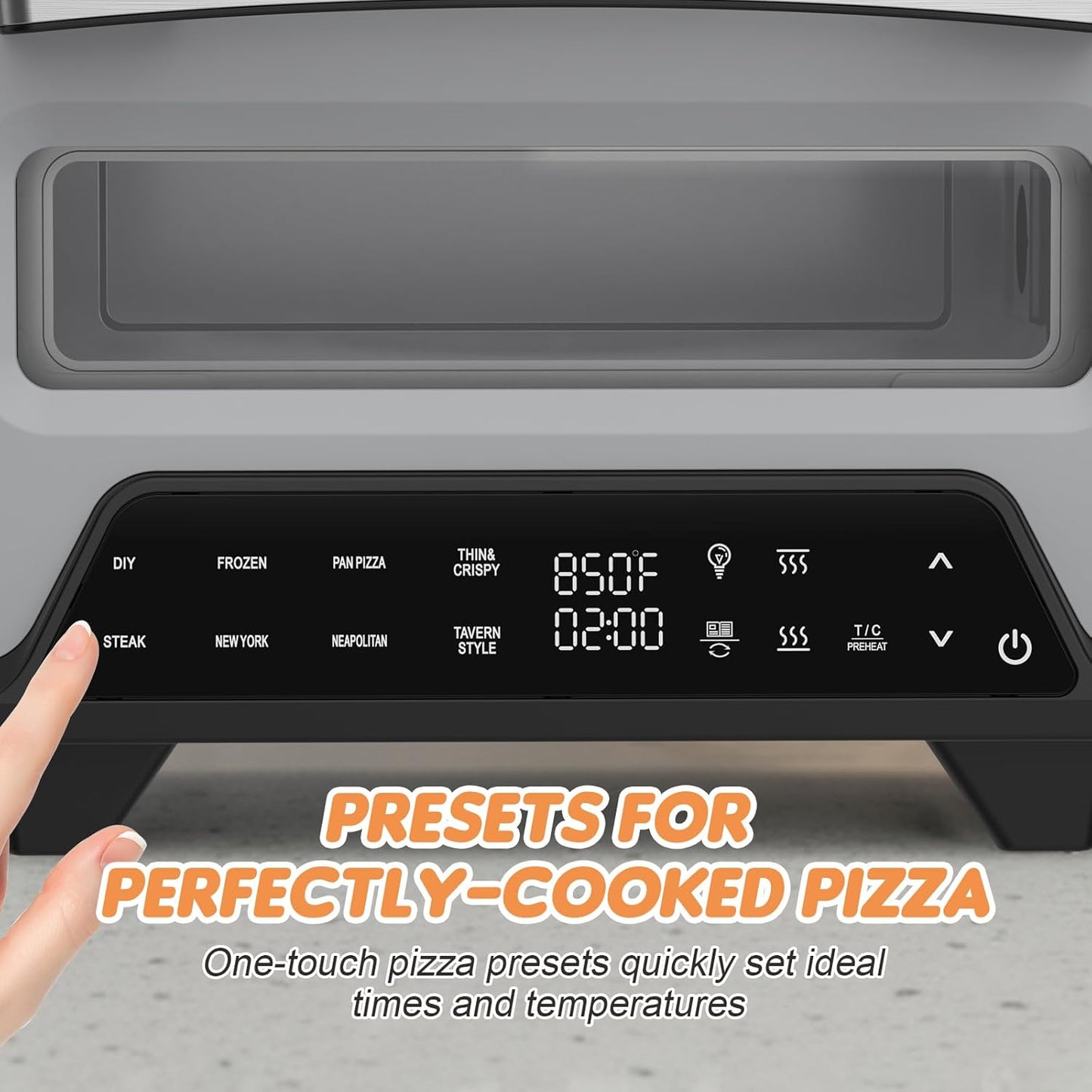 Fendia 12-Inch Indoor/Outdoor Electric Pizza Oven (850°F)