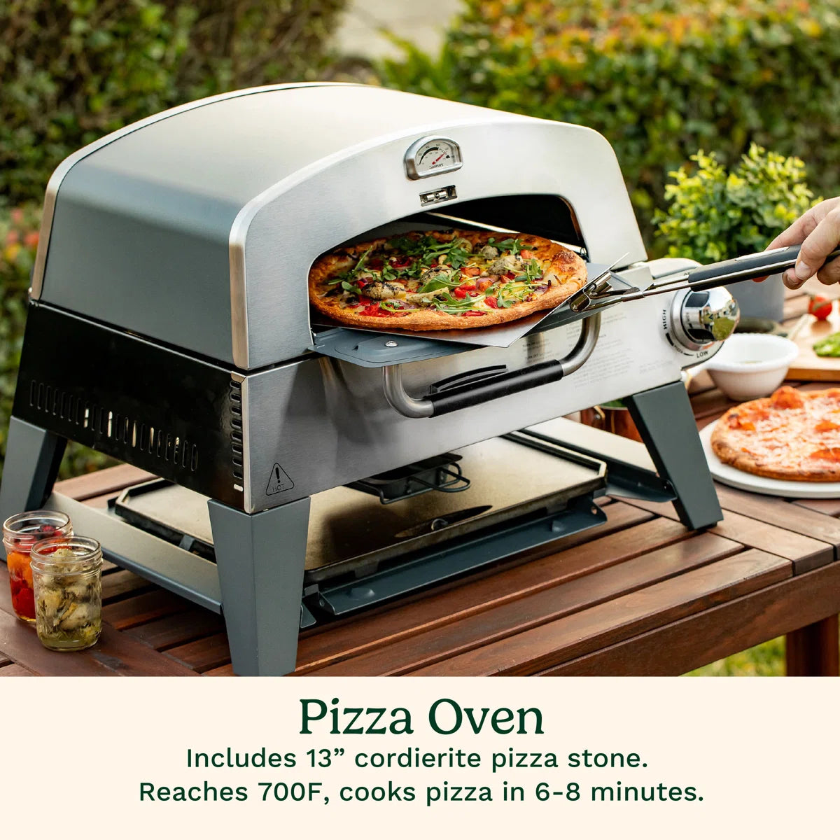 Cuisinart 3-in-1 Propane Outdoor Pizza Oven, Grill & Griddle