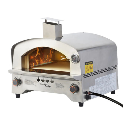 Flame King Outdoor Portable Propane Gas Pizza Oven
