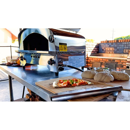 Flame King Outdoor Portable Propane Gas Pizza Oven