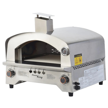 Flame King Outdoor Portable Propane Gas Pizza Oven