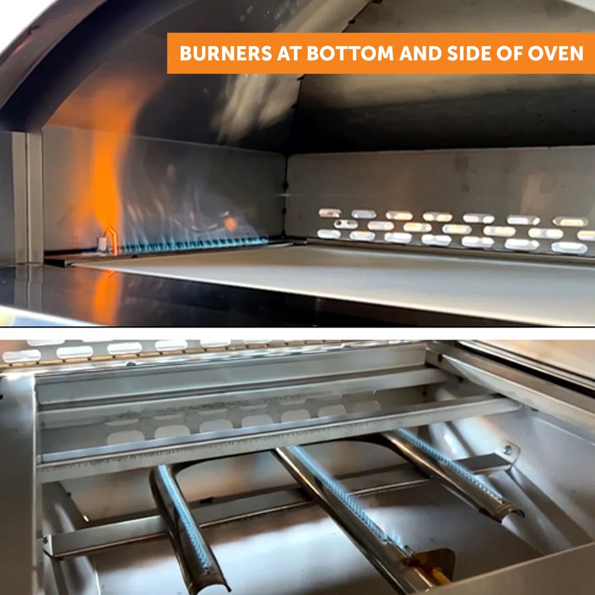 Flame King Outdoor Portable Propane Gas Pizza Oven