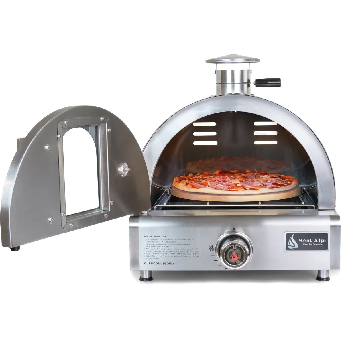 Mont Alpi Portable Propane Outdoor Pizza Oven