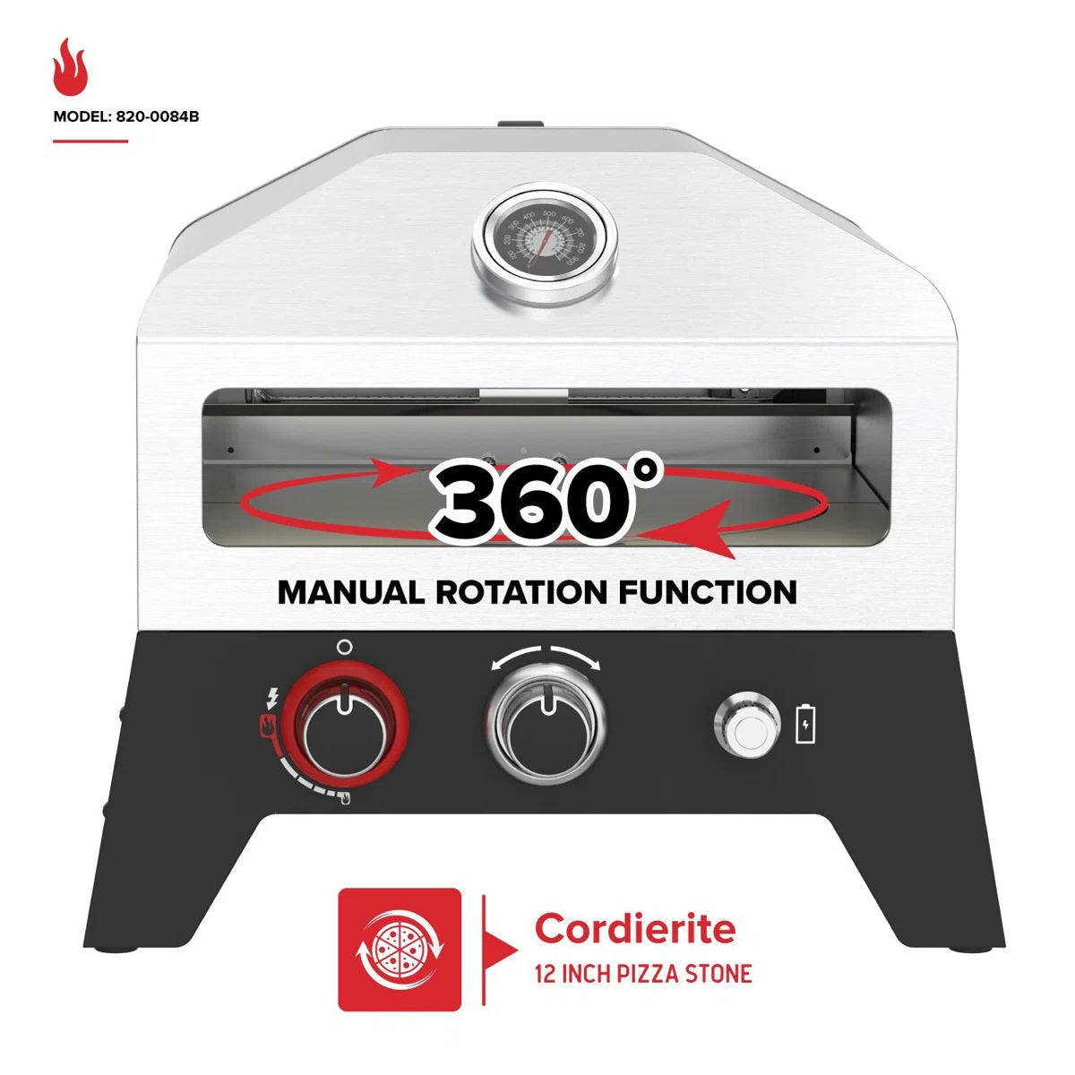 Nexgrill Outdoor Portable Propane Pizza Oven