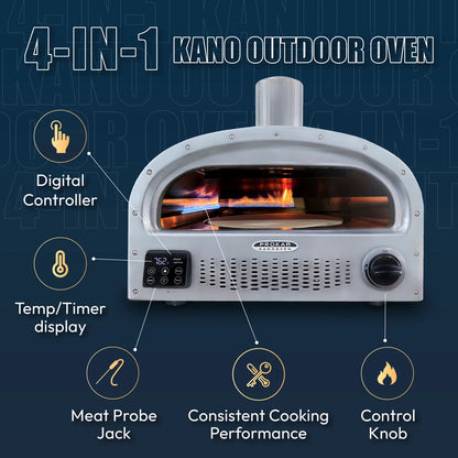 Prokan Kano Outdoor Portable Propane Pizza Oven