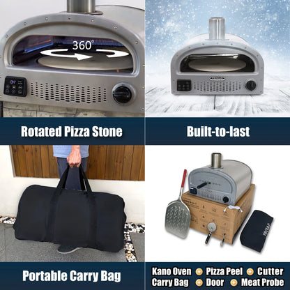 Prokan Kano Outdoor Portable Propane Pizza Oven