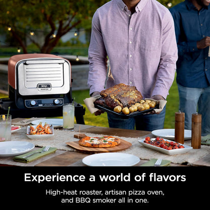Ninja Woodfire 8-in-1 Outdoor Portable Electric Pizza Oven