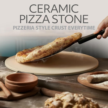WILLOW Eco Series Electric Indoor Pizza Oven – 750°F Countertop Pizza Maker with 5 Presets, 12" Ceramic Pizza Stone, Peel & Cutter