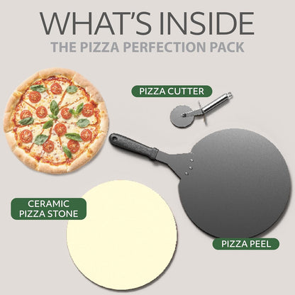 WILLOW Eco Series Electric Indoor Pizza Oven – 750°F Countertop Pizza Maker with 5 Presets, 12" Ceramic Pizza Stone, Peel & Cutter