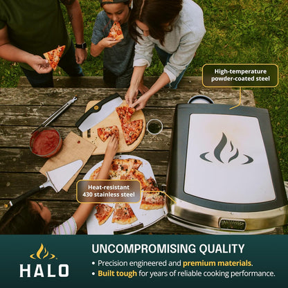 HALO Versa 16 Propane Outdoor Pizza Oven - 16" Rotating Stone