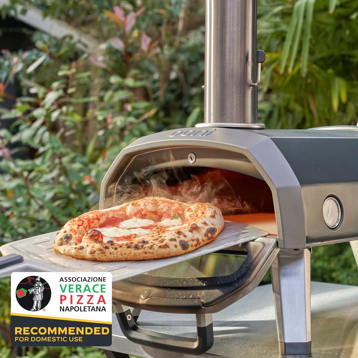 Ooni Karu 2 Multi-Fuel Outdoor Pizza Oven – 12-Inch Dual Fuel Wood & Gas Pizza Maker