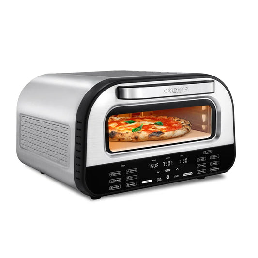 Gourmia 1800W All-In-One Pizza Oven, Toaster Oven & Air Fryer with 6 Pizza Presets and 7 Cooking Functions