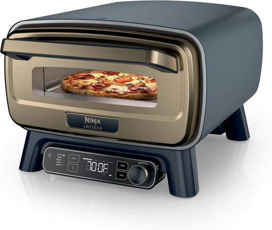 Ninja Artisan 12-Inch Outdoor Pizza Oven – 700°F Portable Electric Countertop Pizza Maker
