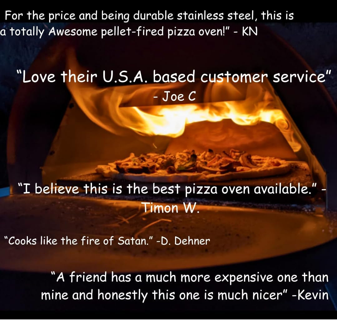 Pellethead Outdoor Portable Wood Pellet Pizza Oven