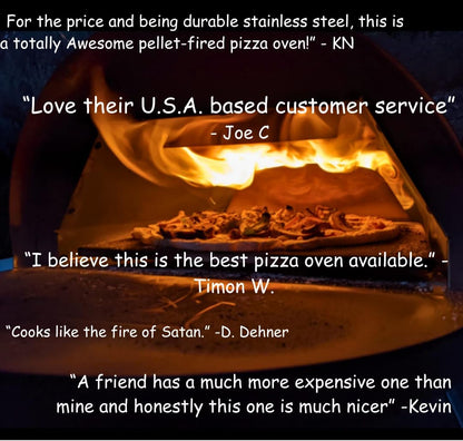 Pellethead Outdoor Portable Wood Pellet Pizza Oven