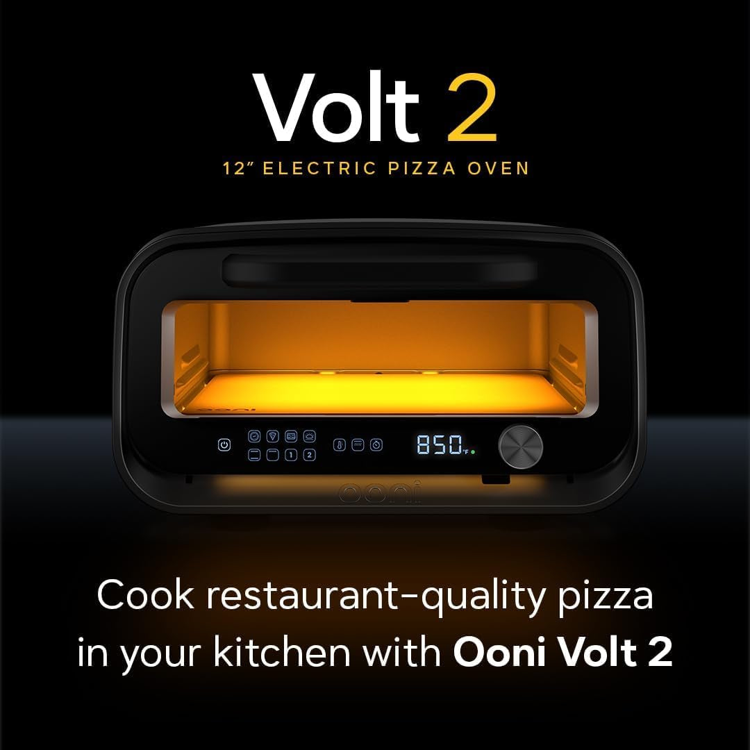 Ooni Volt 2 Indoor Electric Pizza Oven - 12" Pizza Maker