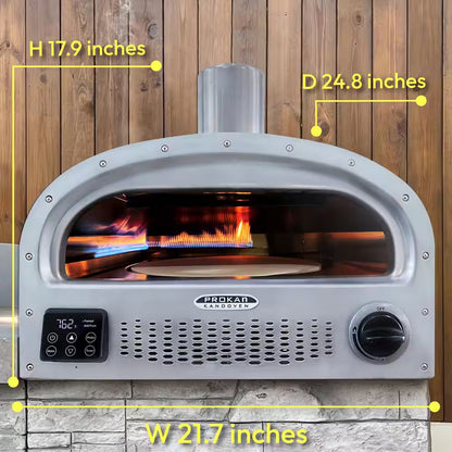 Prokan Kano 16-Inch 4-in-1 Propane Outdoor Pizza Oven