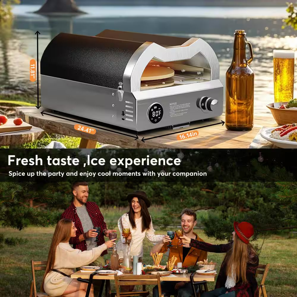 Gilati Outdoor Portable Propane Pizza Oven