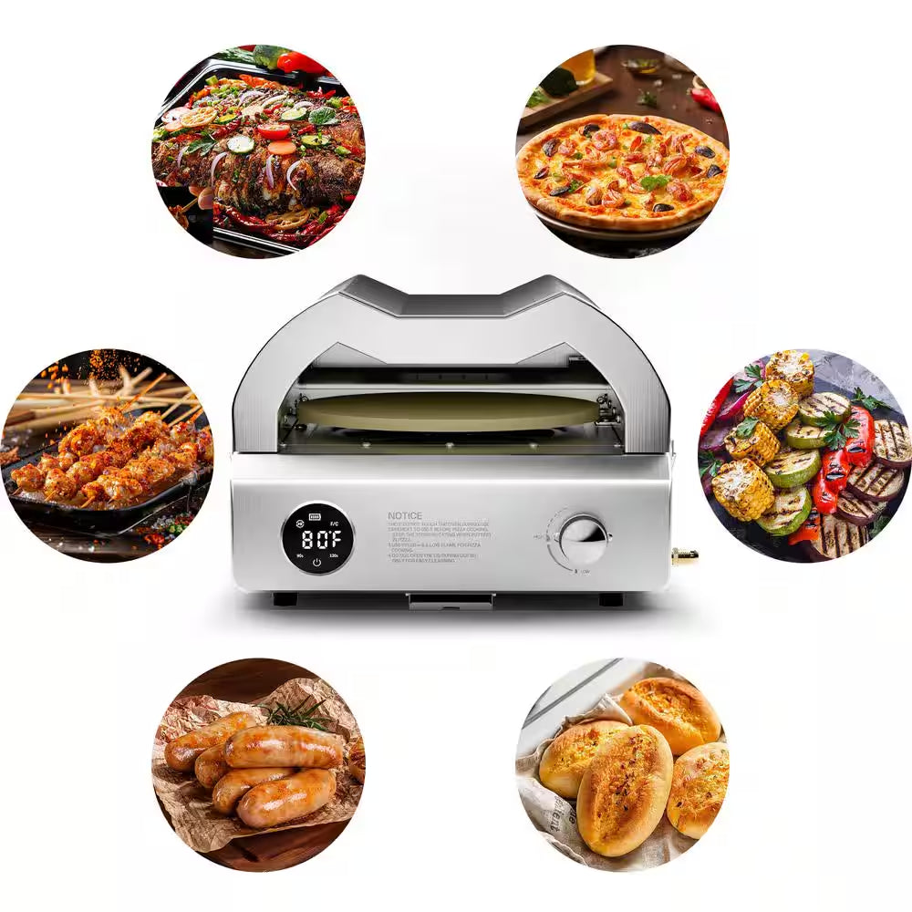 Gilati Outdoor Portable Propane Pizza Oven
